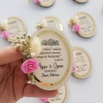 Oval Ahşap Nikah Şekeri