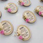 Oval Ahşap Nikah Şekeri