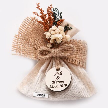 Kuru Çiçekli Turuncu Seri-29069