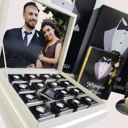 Gelin Damat Bohça Kutusu-3’Lü set No:2