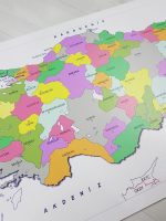 Mdf Mülki İdare Haritası - Renkli