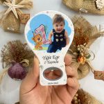 Balon Açacak Magnet - Fotoğraflı Doğum Günü Temalı