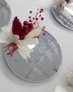 Gümüş Pleksi Nikah Şekeri