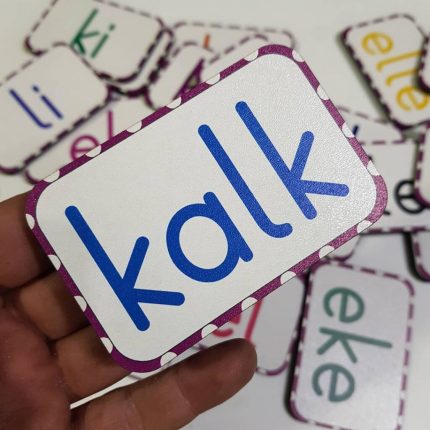 E-l-a-k-i-n Heceleri Ahşap+mıknatıs