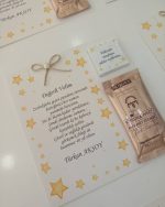 Kahve ve Çikolatalı Kart Nikah Şekeri