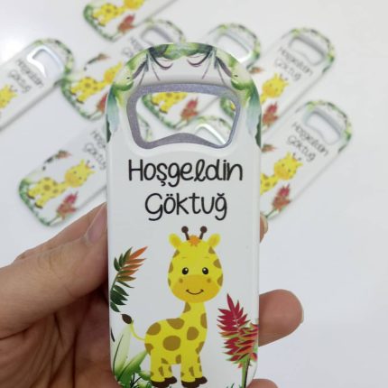 Uzun Açacak Magnet - Zürafa Temalı