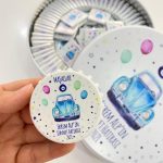 Vos Vos Temalı Yuvarlak Açacak Magnet