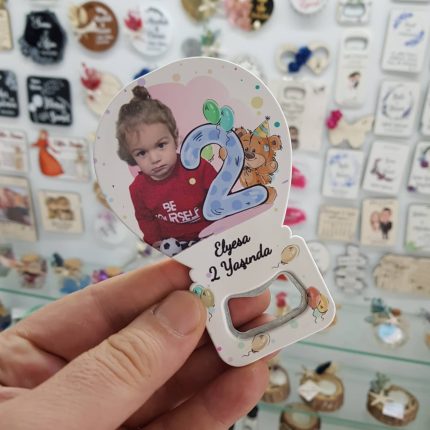 Balon Açacak Magnet - Resimli 2 Yaş