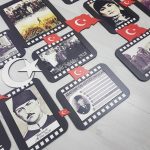 Atatürk Köşesi Film Şeridi - 3 Lü Resimli Sabit Çerçeve