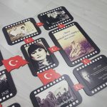Atatürk Köşesi Film Şeridi - 3 Lü Resimli Sabit Çerçeve