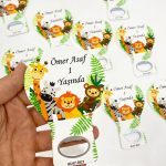 Balon Açacak Magnet - Safari Temalı