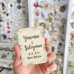 Ahşap Magnet - Yeşil Mavi