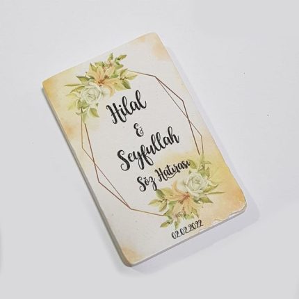Doğal Taş Magnet - Nikah Şekeri