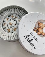 Teneke Kutu İçerisinde Uyuyan Ayı Temalı Çikolata