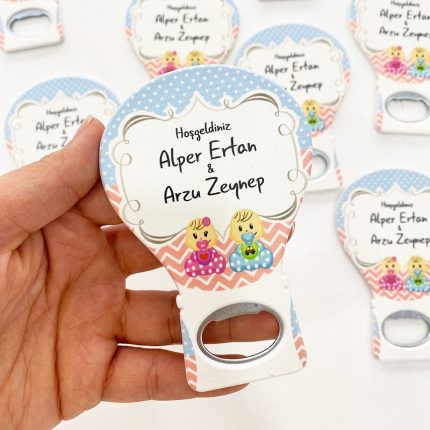 Kişiye Özel Bebek Konseptli Pleksi Açacak Magnet