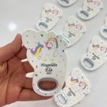 Bebek Ayağı Açacak Magnet - Unicorn Temalı