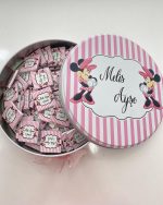 Teneke Kutu İçerisinde Minnie Mause Temalı Çikolata