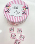 Teneke Kutu İçerisinde Minnie Mause Temalı Çikolata
