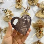 Kalp Açacak Magnet - Ahşap Temalı