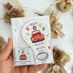 Araba Temalı Mavi Balon Magnet ve Çikolata