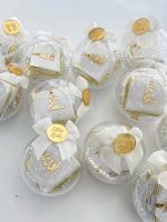 Yuvarlak Küre Kutuda Mini Kuran - Krem