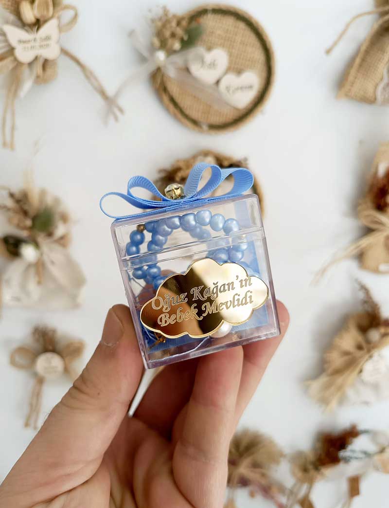 IMG-20240501-WA0012 Mika Kutuda 8 mm İnci Tesbih - Bulutlu