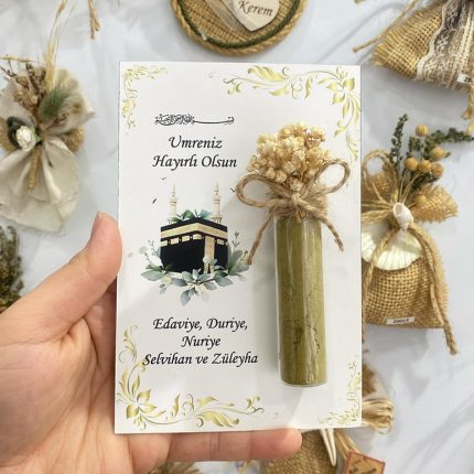 Kartlı Şişe İçerisinde Kına Hediyelik