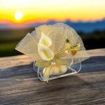 Pleksi Çantalı Nikah Şekeri – Badem Şekerli