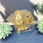 Pleksi Çantalı Nikah Şekeri – Badem Şekerli