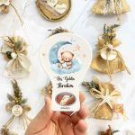Balon Açacak Magnet - Bulutlu Teddy Temalı