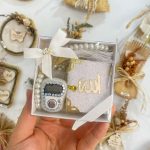 Asetat Kutuda Mini Kuran - Zikir Matik - Krem