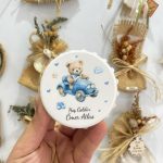 Araba Süren Ayı Teddy Temalı Kapak Açacak Magnet