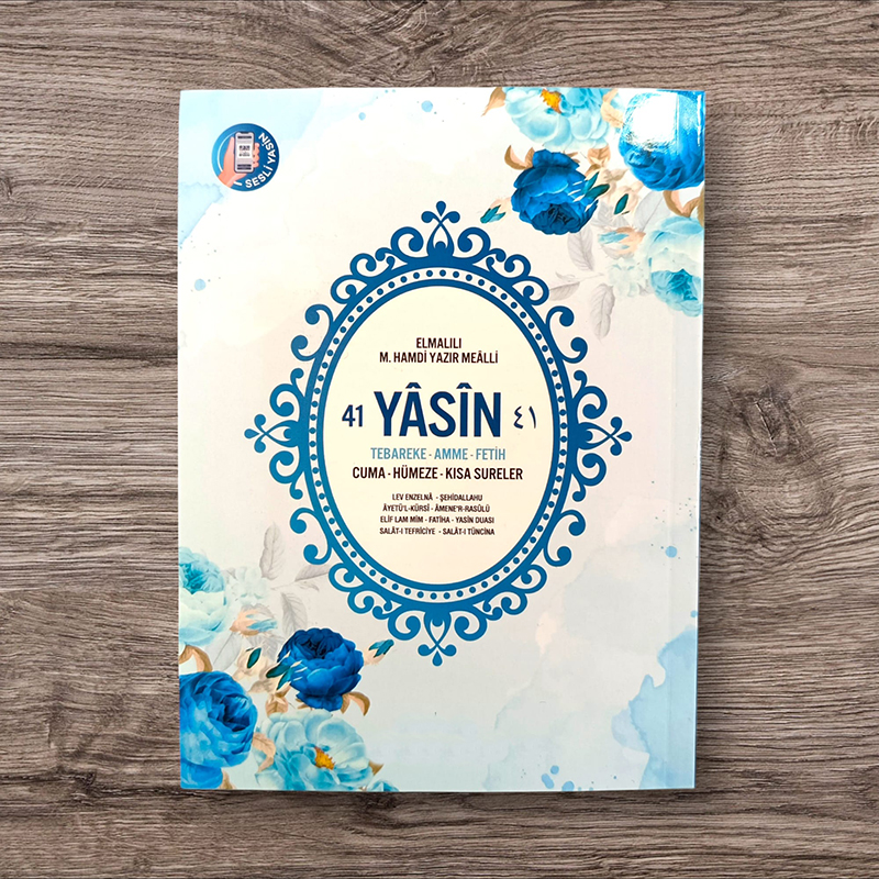 80 Sayfa Güllü Yasin Kitabı - Mavi