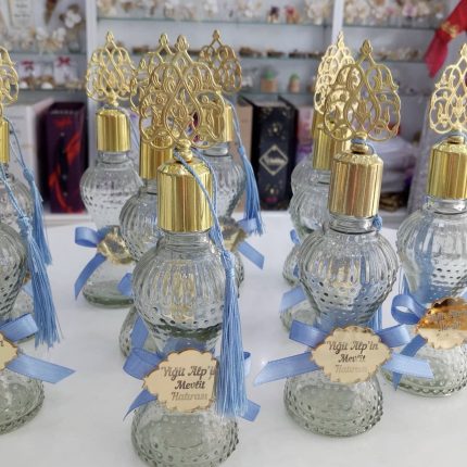 Osmanlı Tuğralı Kolonya Şişesi Hediyeliği