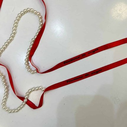 Kişiye Özel İsim Baskılı Saten Kurdele | Nikah, Düğün ve Söz Hediyelik Kurdelesi
