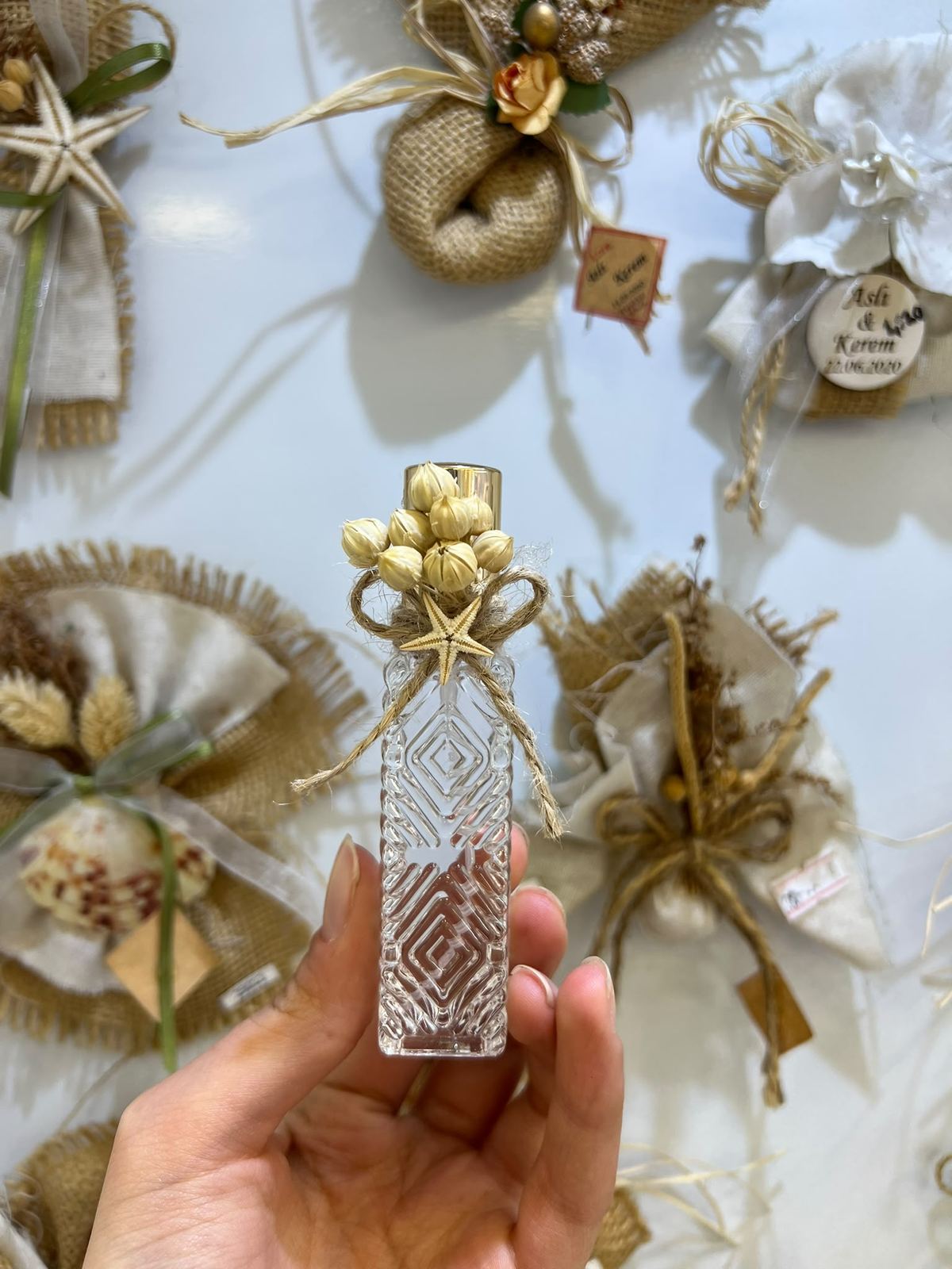 Lüks Sprey Cam Şişe Hediyelik-Gold Lüks Sprey Cam Şişe Hediyelik-Gold