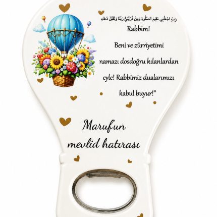 Kişiye Özel Mevlid Hatırası Açacak Magnet