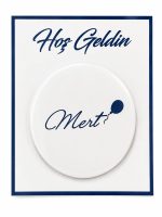 Kişiye Özel Hoş Geldin Bebek Magneti