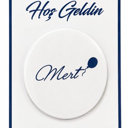Kişiye Özel Hoş Geldin Bebek Magneti