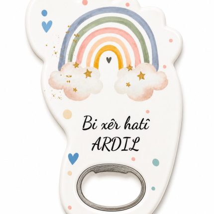 Kişiye Özel Gökkuşağı Temalı Açacak Magnet