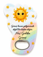 Güneş Temalı Hoş Geldin Bebek Açacak Magnet