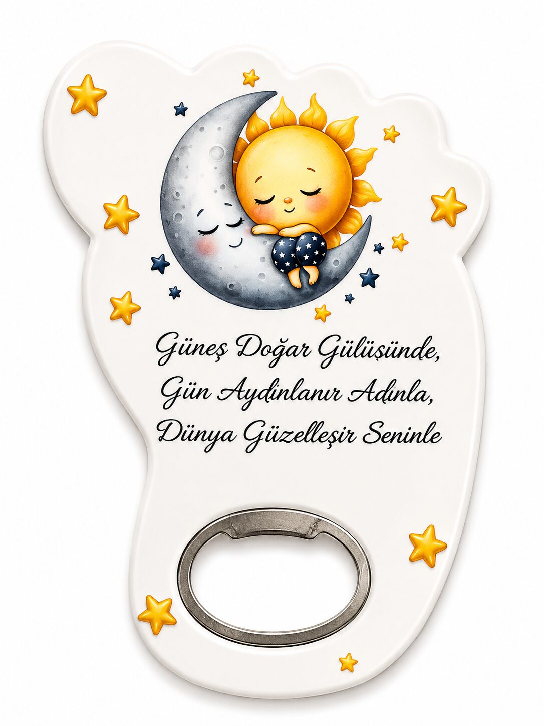 ChatGPT-Image-24-Tem-2026-14_36_23 Ay ve Güneş Temalı Hoş Geldin Bebek Açacak Magnet