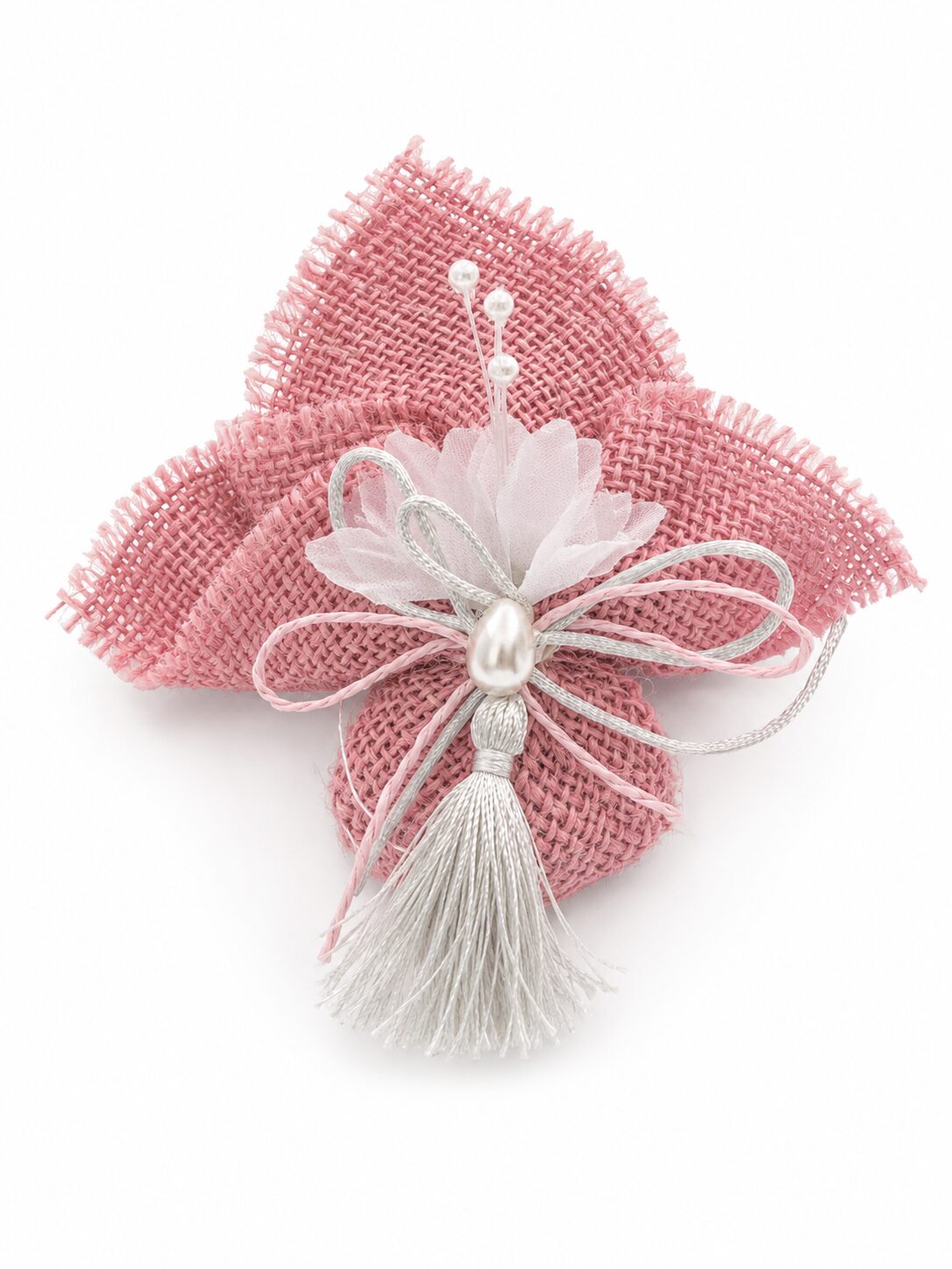 Outlet Pembe Jüt Kese Nikah Şekeri Outlet Pembe Jüt Kese Nikah Şekeri